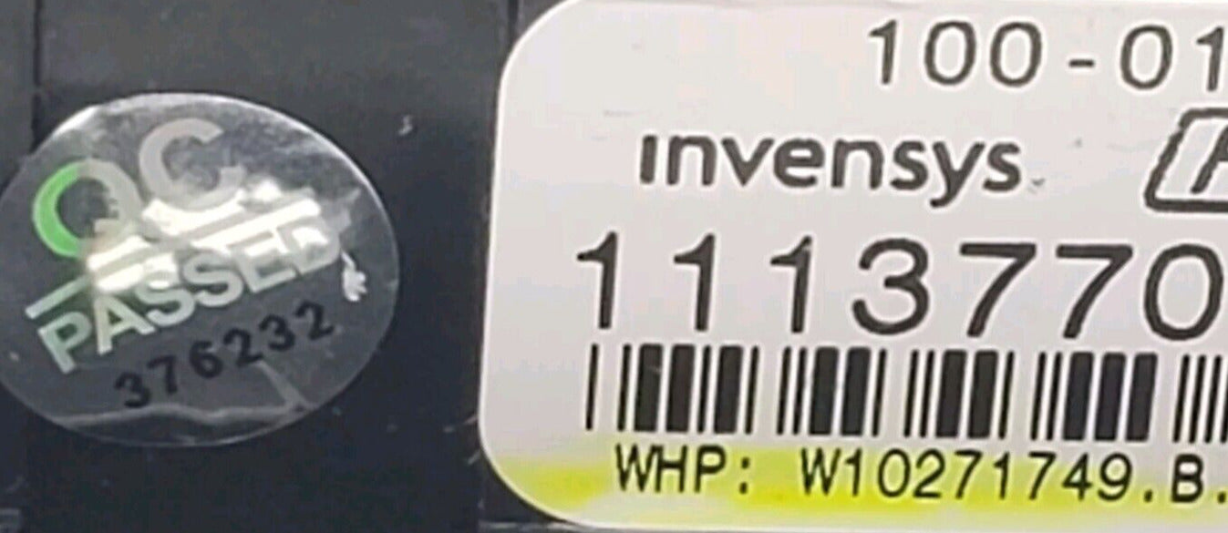 OEM Replacement for Whirlpool Range Control W10271749