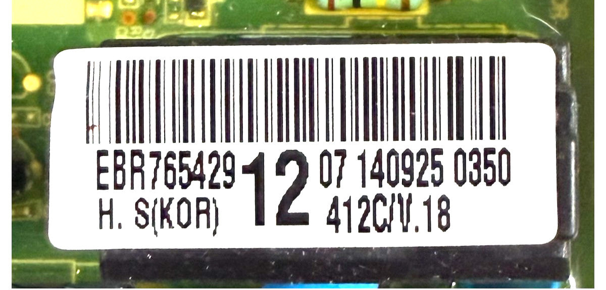 OEM Replacement for LG Dryer Control EBR76542912