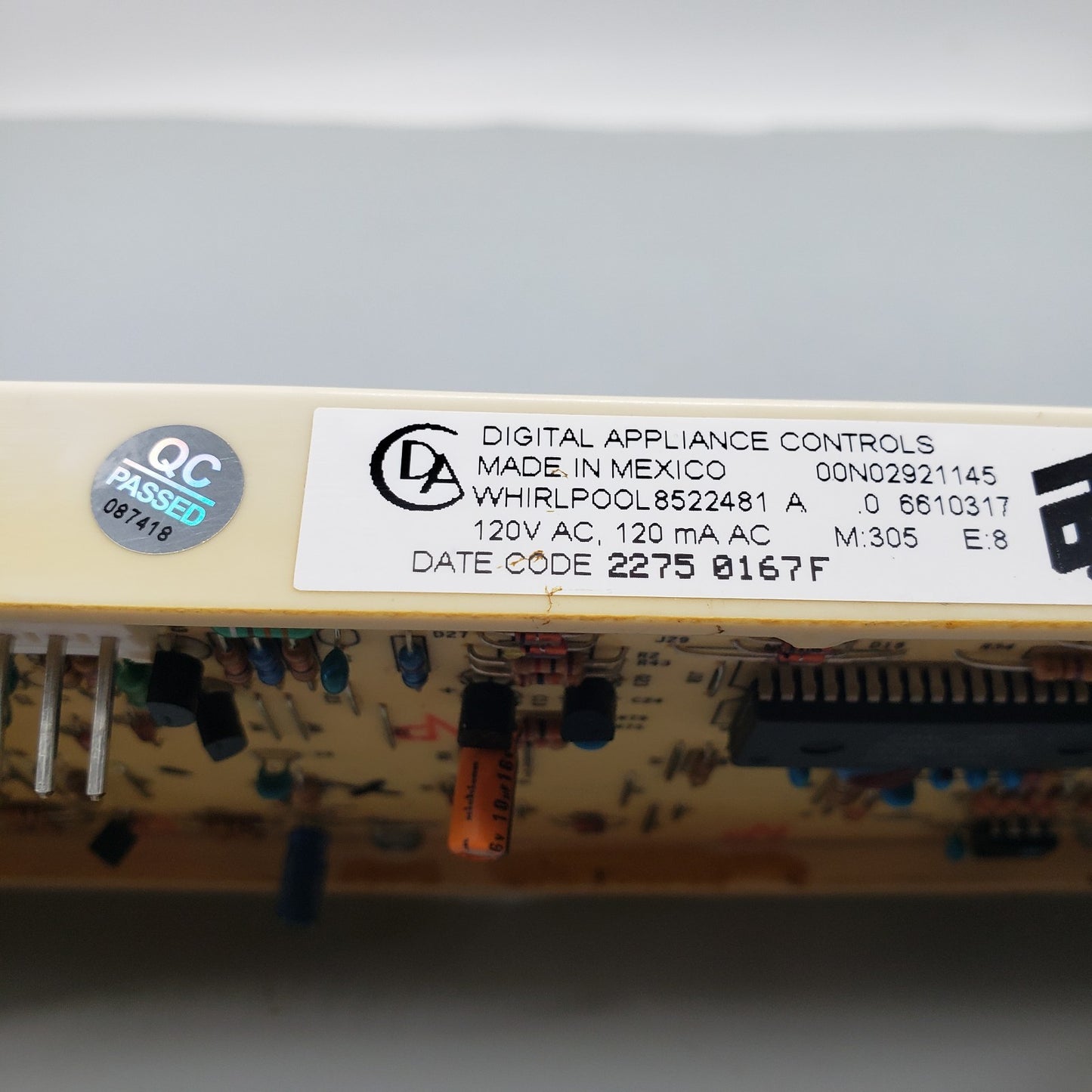 OEM Replacement for Whirlpool Oven Control Board 8522481