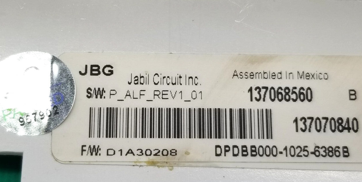 OEM Replacement for Frigidaire Dryer Control  137068560