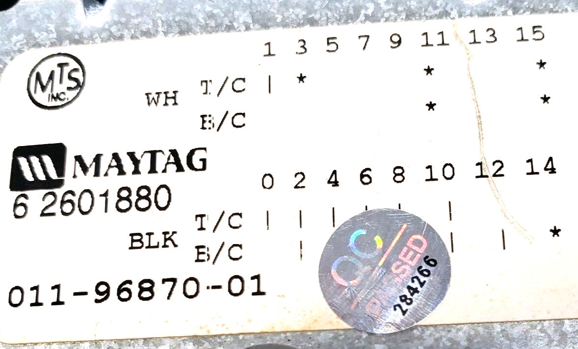 Genuine OEM Replacement for Maytag Washer Timer 62601880