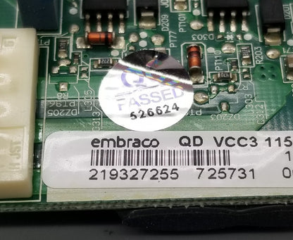 OEM Replacement for Embraco Refrigerator Control 21937255
