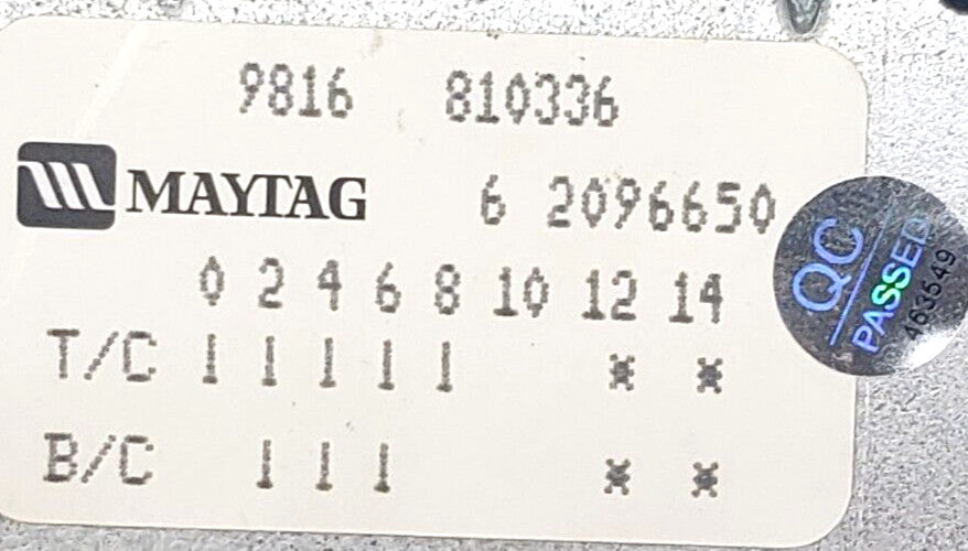 OEM Replacement for Maytag Washer Timer 62096650