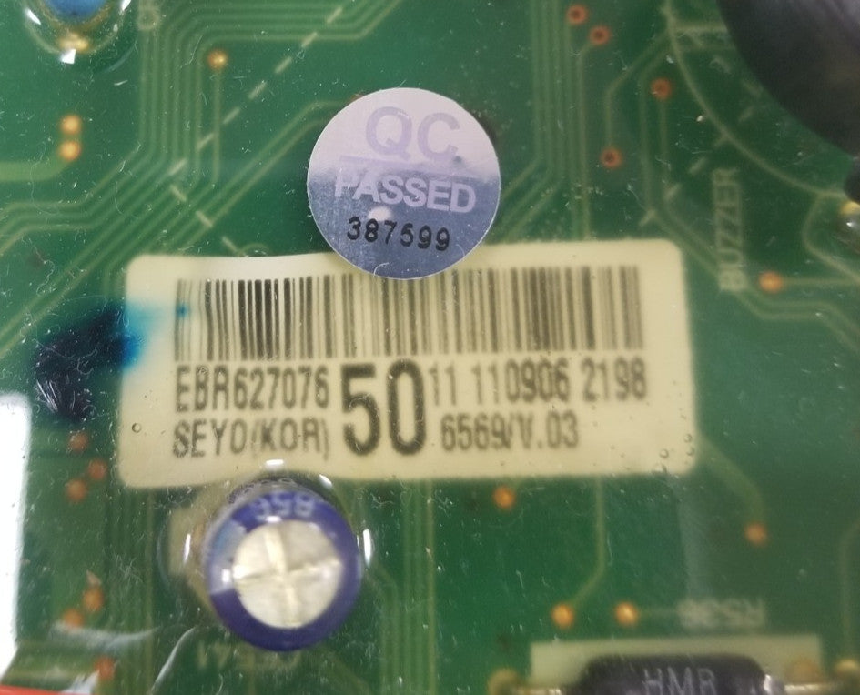 OEM Replacement for LG Dryer Control EBR62707650
