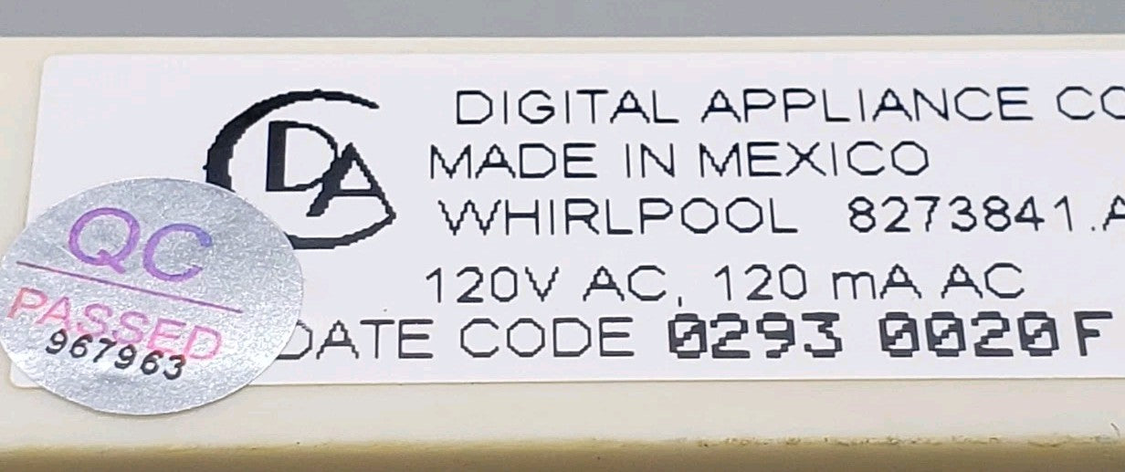 OEM  Replacement for Whirlpool Oven Control  8273841