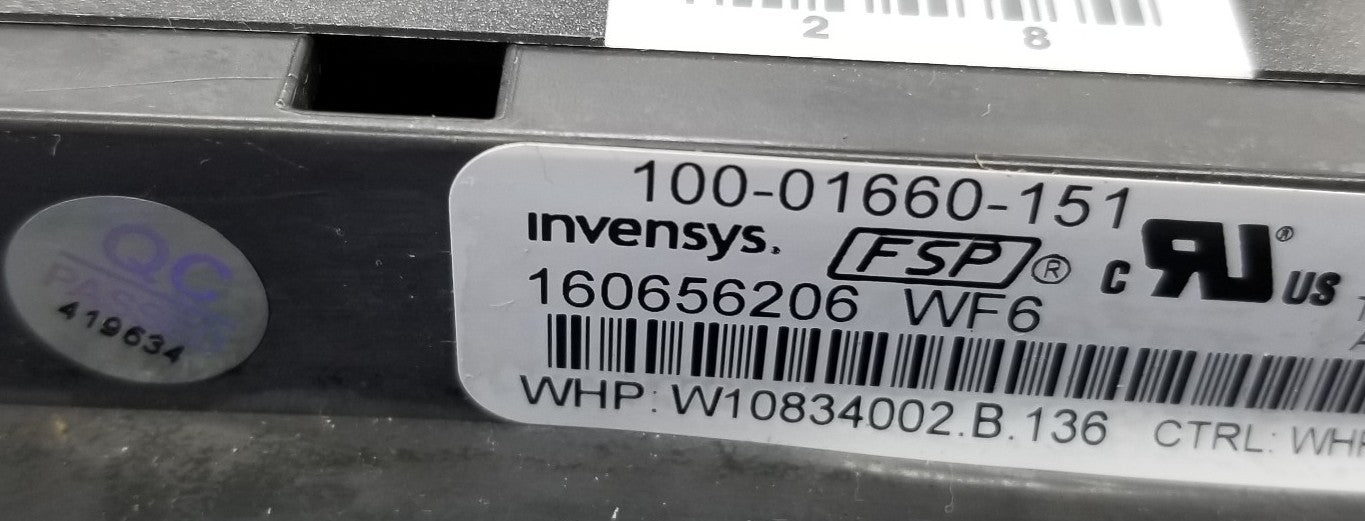 OEM Replacement for Whirlpool Oven Control Board W10834002