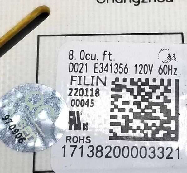 OEM Replacement for Midea Dryer Control 17138200003321