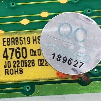OEM Replacement for LG Washer Control Board EBR85194760