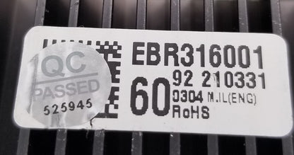 OEM Replacement for LG Fridge Control EBR31600160