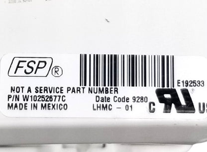 OEM Replacement for Whirlpool Washer Control Board W10252677C