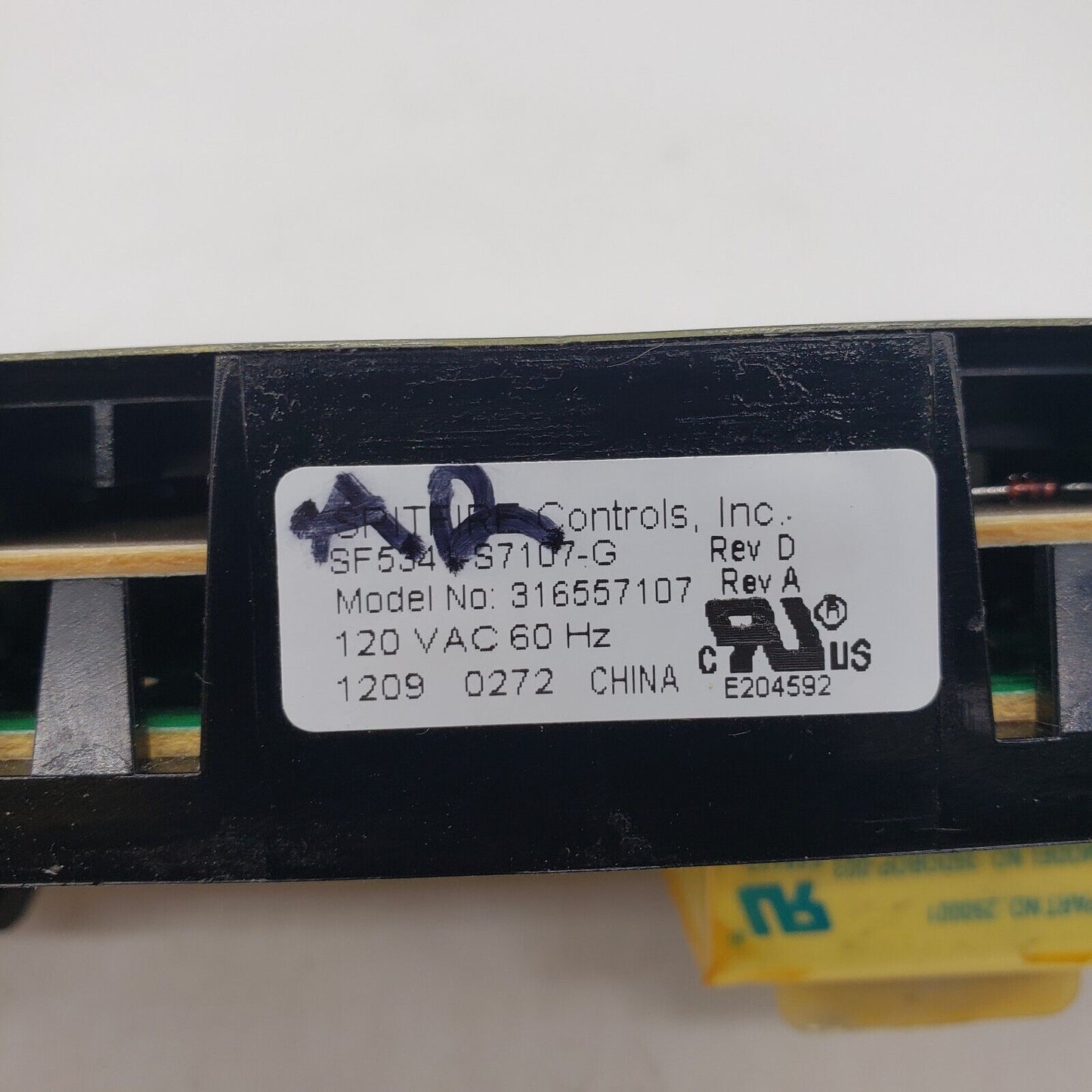 Genuine OEM Replacement for Frigidaire Oven Control 316557107