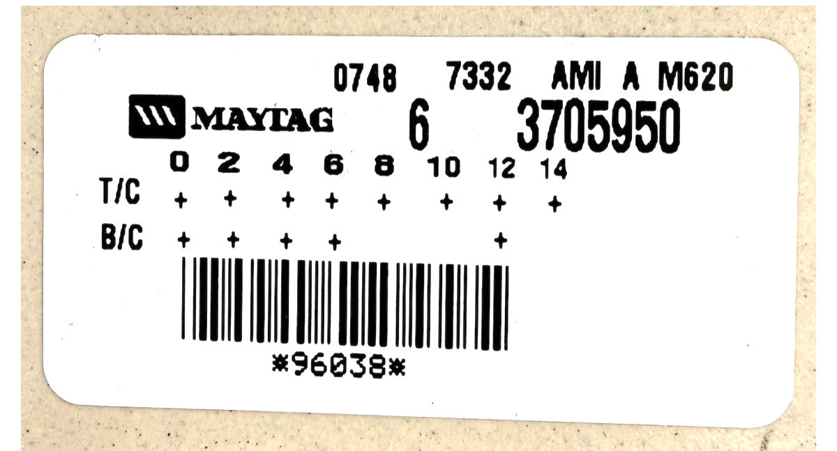 OEM Replacement for Maytag Washer Timer 6 3705950