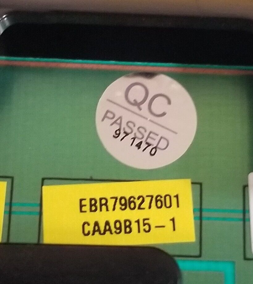 New OEM Replacement for LG Range Touch Control Panel EBR79627601