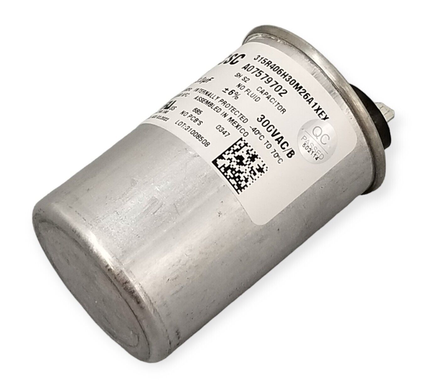 New OEM Replacement for Frigidaire Laundry Center Capacitor 5304515819