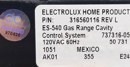 OEM Replacement for Frigidaire Oven Control 316560116