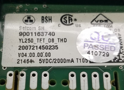 OEM Replacement for Bosch Range Touch Screen Control 9001163740