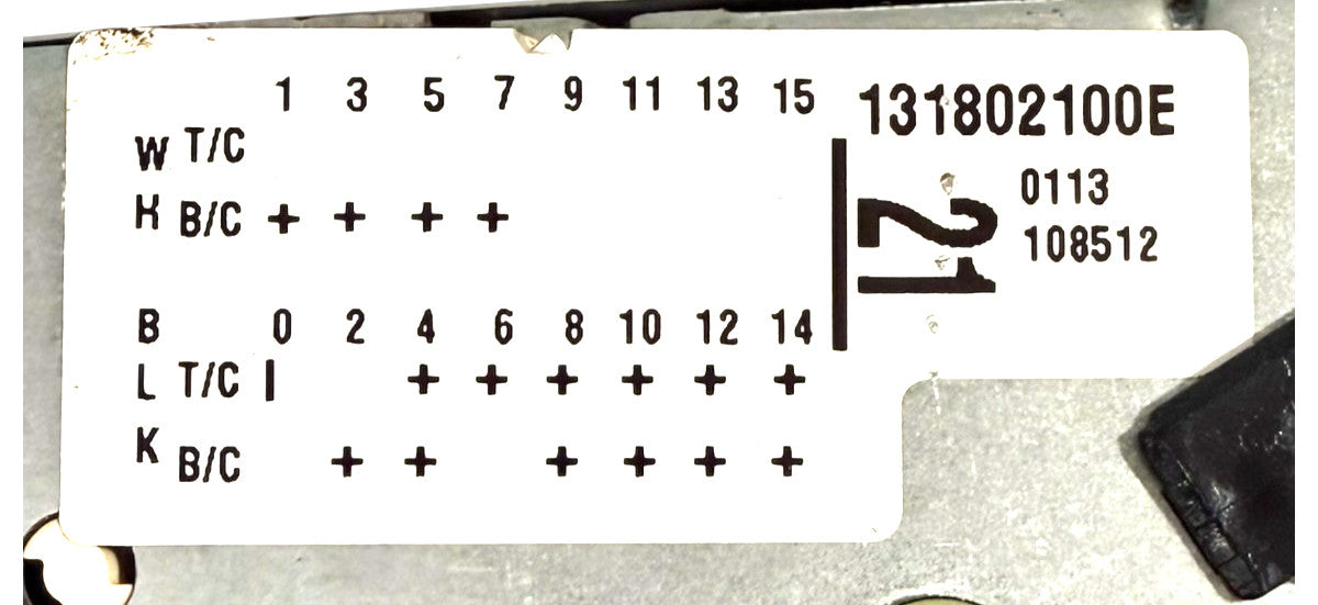 OEM Replacement for Frigidaire Washer Timer 131802100E