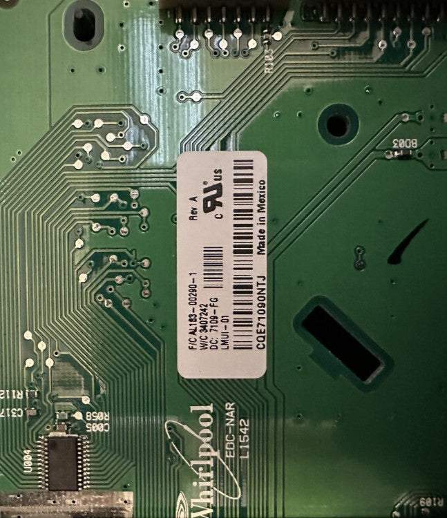 OEM Replacement for Whirlpool Dryer Control Board 3407242 3407238