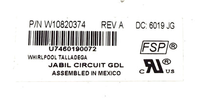 OEM Replacement for Whirlpool Dispenser Control W10820374