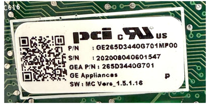 OEM Replacement for GE Dishwasher Control 265D3440G701