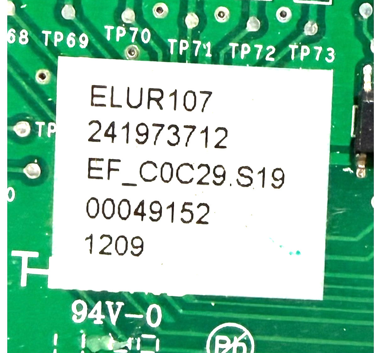 OEM Replacement for Frigidaire Fridge Board 241973712