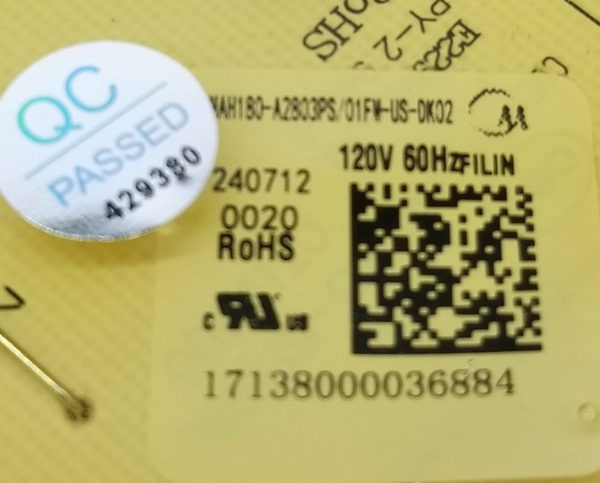 New OEM Replacement for Midea Washer Power Control 17138000036884