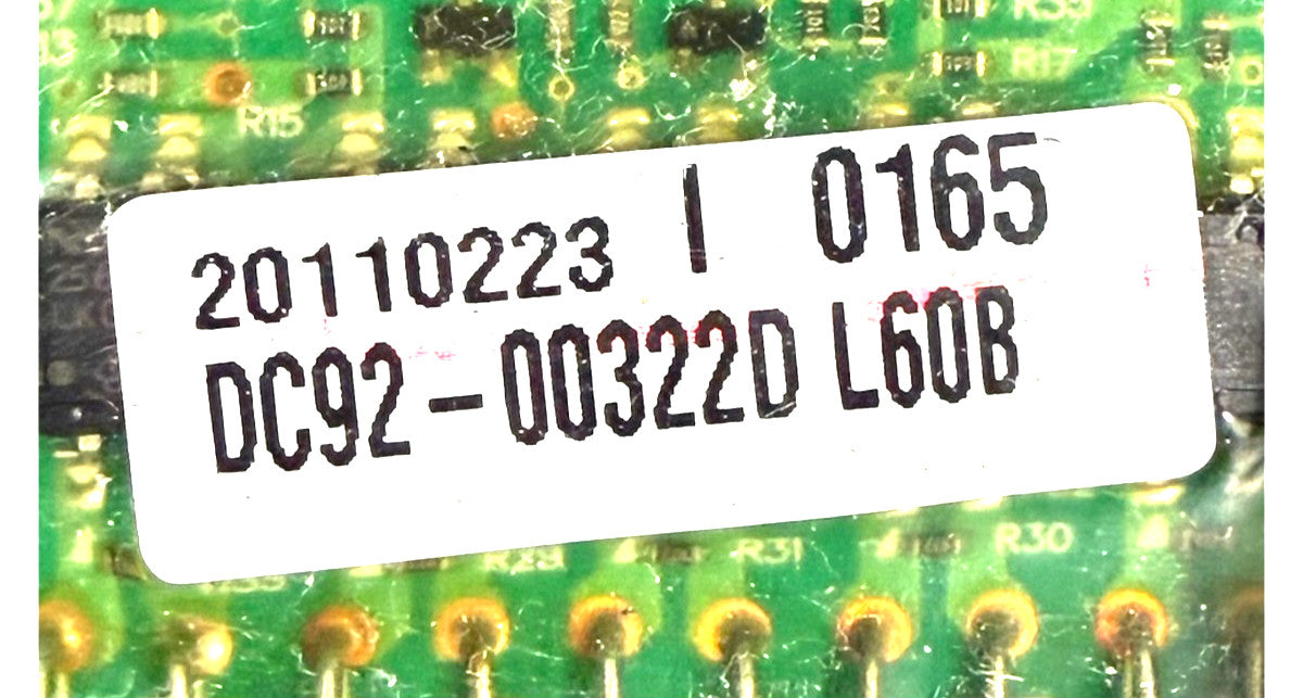OEM Replacement for Samsung Dryer Control DC92-00322D