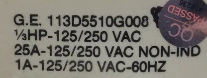 OEM Replacement for GE Dryer Timer 113D5510G008