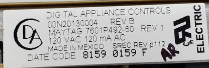 OEM Replacement for Maytag Oven Range Control Board 7601P492-60