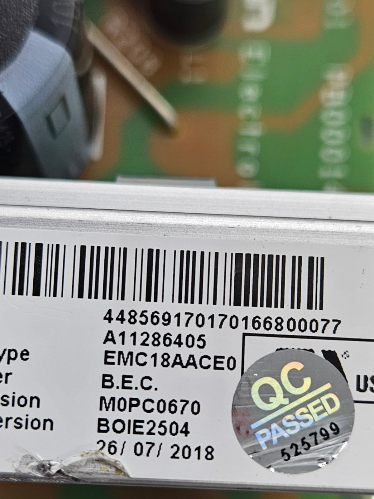 OEM Replacement for Electrolux Washer Control A11286405