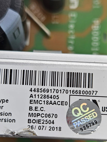 OEM Replacement for Electrolux Washer Control A11286405