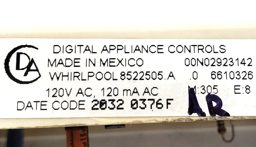 OEM Replacement for Whirlpool Range Control 8522505