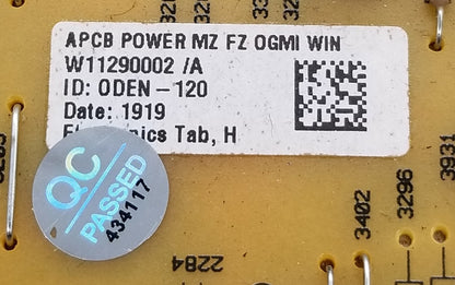 OEM Replacement for Whirlpool MW Control Board W11290002