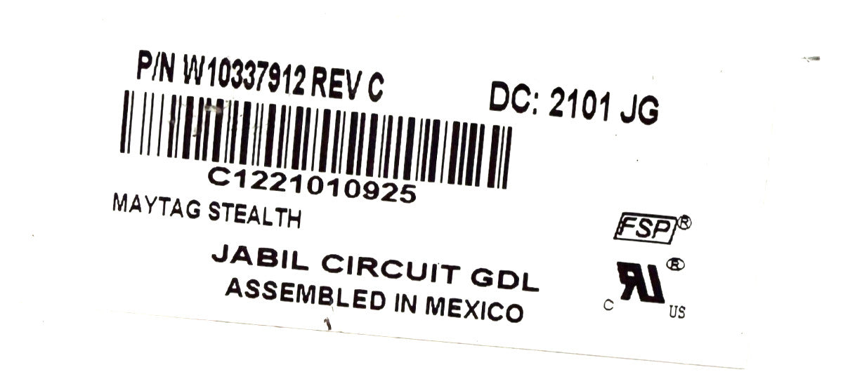 OEM Replacement for Maytag Fridge Dispenser Control W10337912