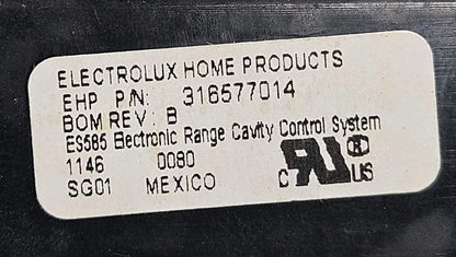 OEM Replacement for Electrolux Oven Main Control 316577014 -Needs pics