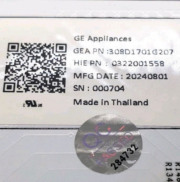 OEM Replacement for GE Dryer Control Board 308D1701G207