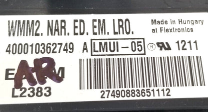OEM Replacement for Kenmore Washer Control 400010362749   ~   ~