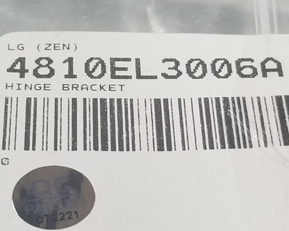 New Genuine OEM Replacement for LG Dryer Door Hinge Bracket 4810EL3006A