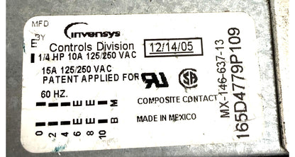 OEM Replacement for GE Dishwasher Timer 165D4779P109