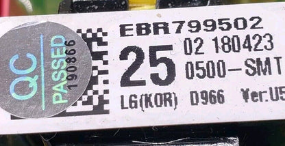 OEM Replacement for LG Washer Control Board EBR79950225