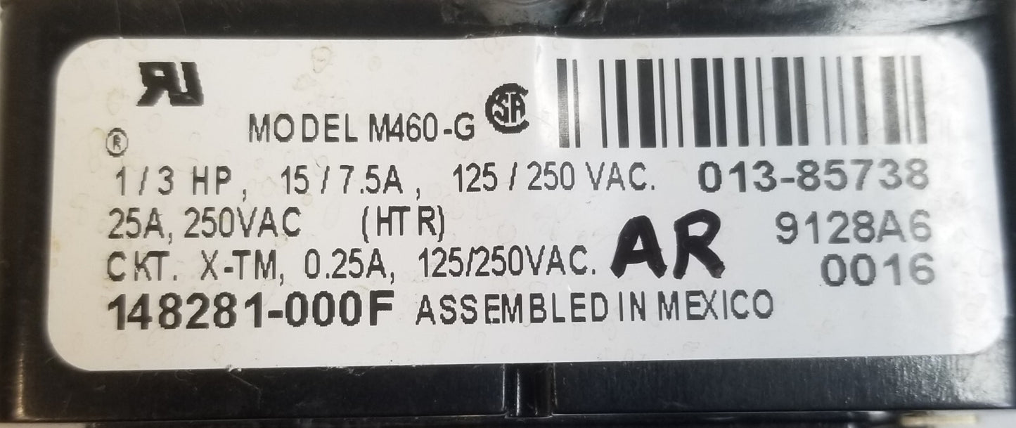 Replacement for Frigidaire Dryer Timer 148281-000F