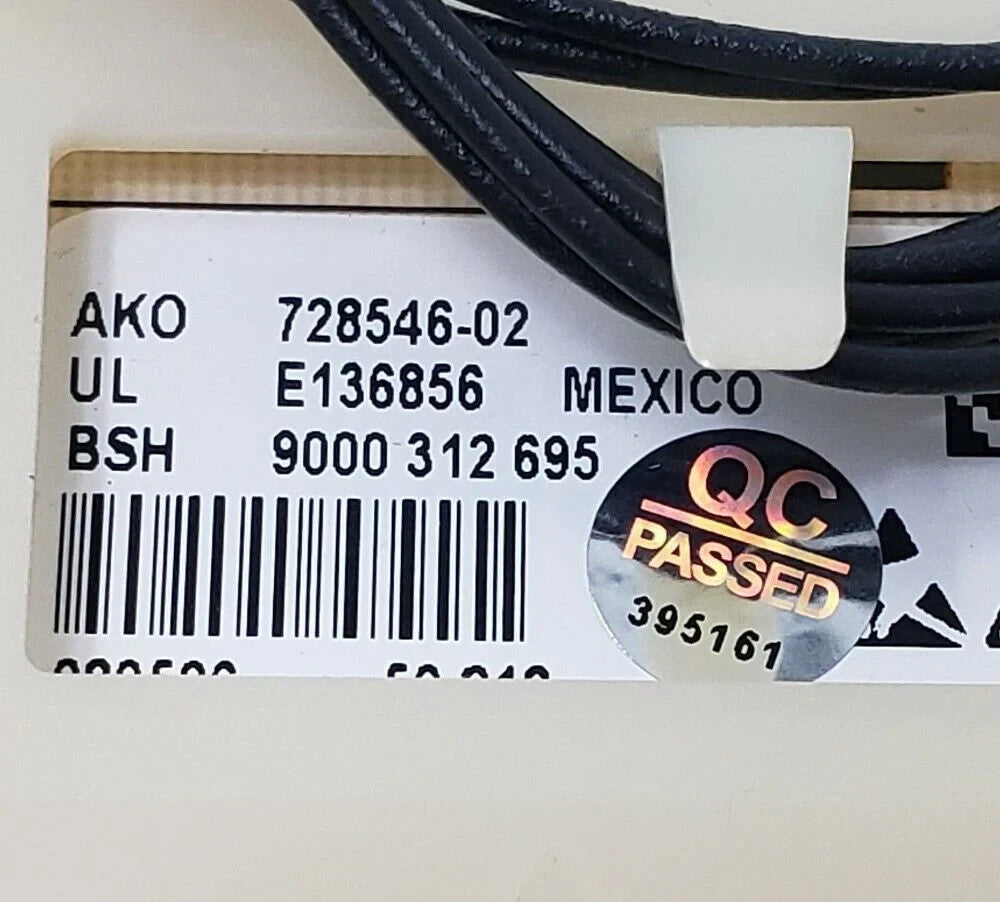 OEM Replacement for Bosch Dryer Control Board 9000312695