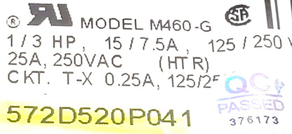 OEM Replacement for GE Dryer Timer 572D520P041