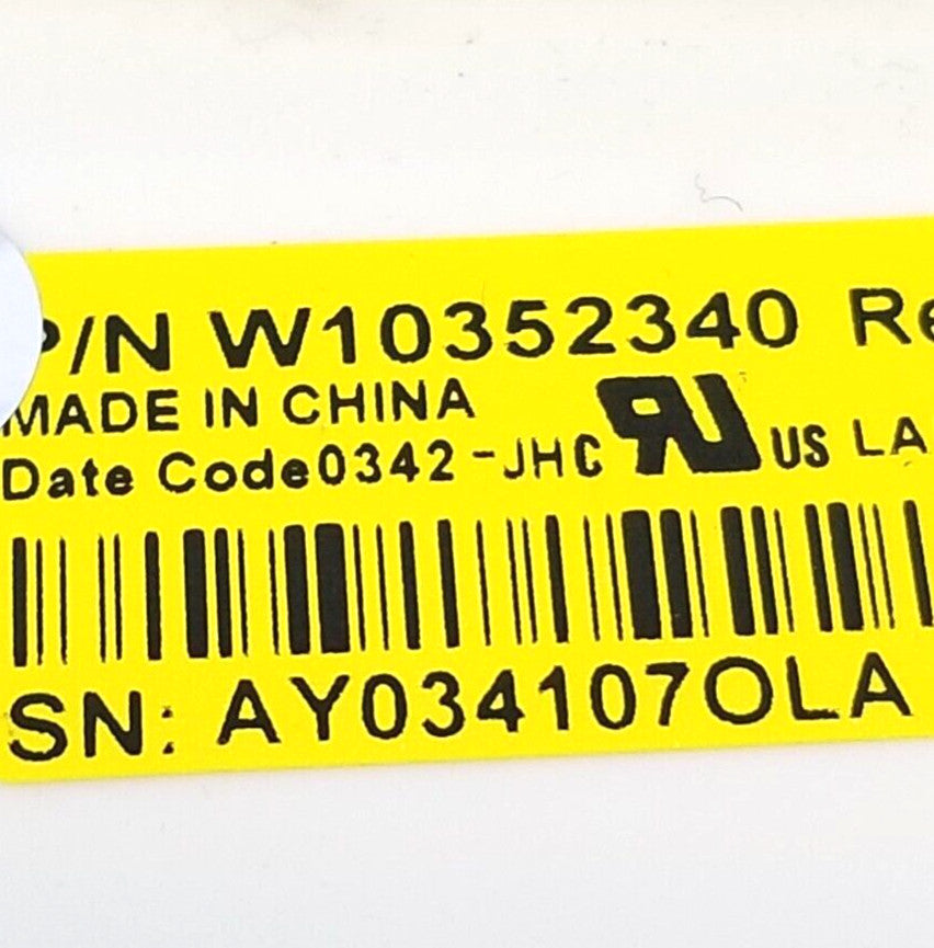 OEM Replacement for Whirlpool Dryer User Control W10352340