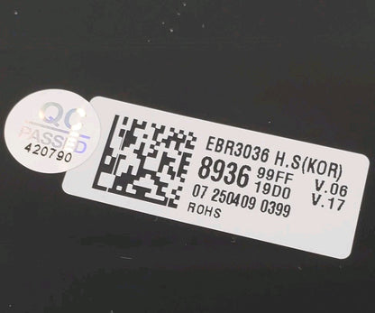 New OEM Replacement for LG Washer Control Panel EBR30368936