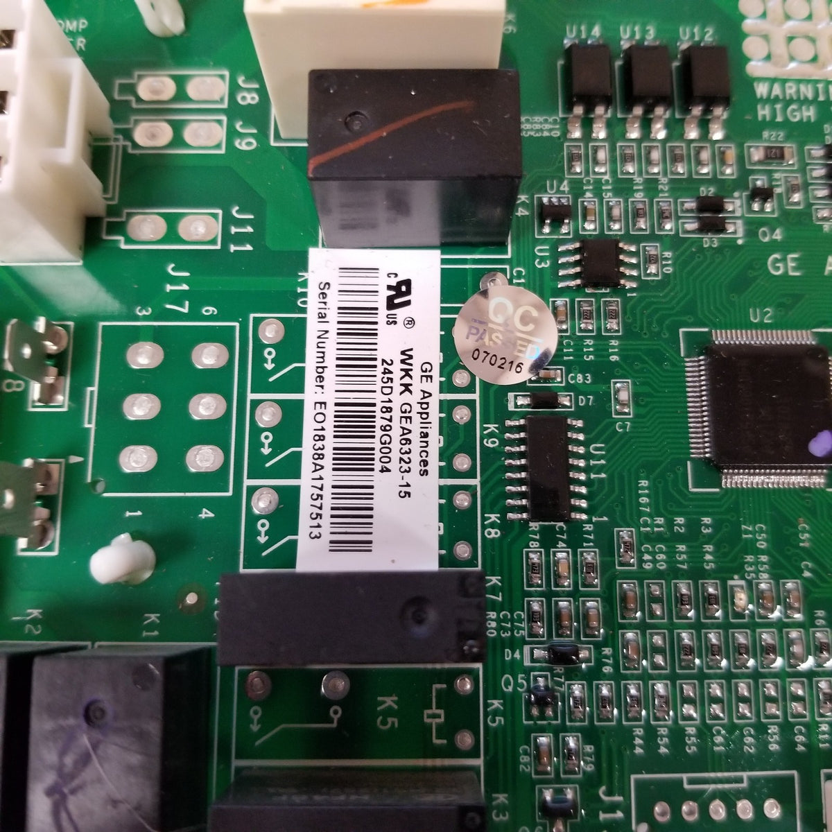 OEM Replacement for GE Fridge Control Board 245D1879G004