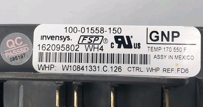 OEM Replacement for Whirlpool Oven Control Board W10841331