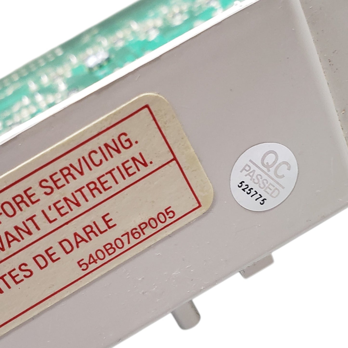 OEM Replacement for GE Dryer Control 540B076P005