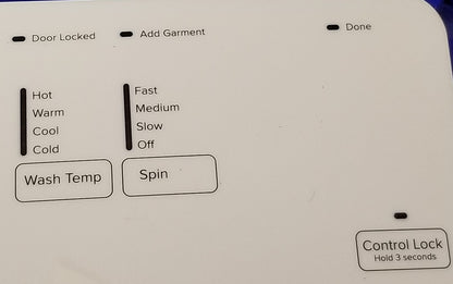 OEM Replacement for Amana Washer User Interface W10635627