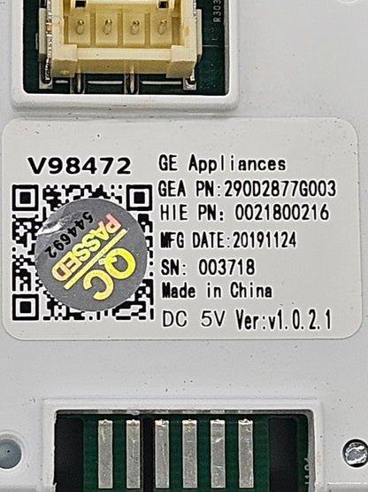 OEM Replacement for GE Washer Accelerometer Control 290D2877G003